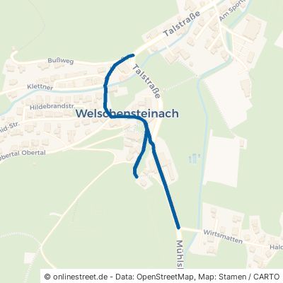 Dorfstraße Steinach Welschensteinach 