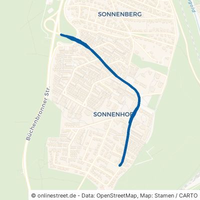 Carl-Schurz-Straße Pforzheim Sonnenhof 