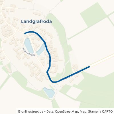 Hauptstraße Querfurt Landgrafroda 