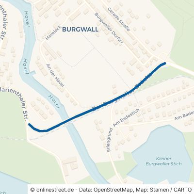 Zur Burgwaller Brücke Zehdenick Burgwall 