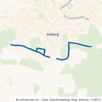 Bergweg Arberg 