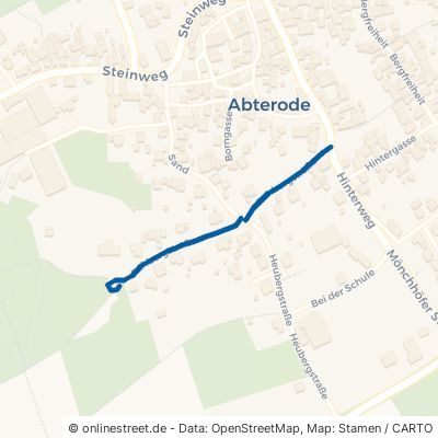 Rehbergstraße Meißner Abterode 