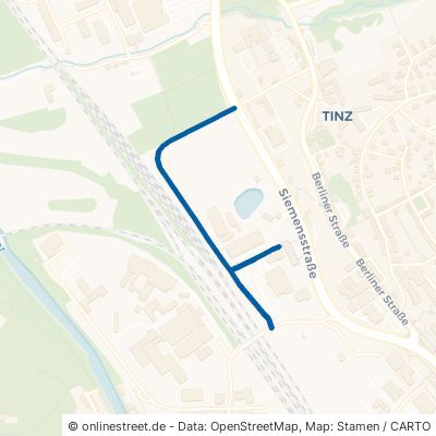 Industriestraße Gera Tinz 
