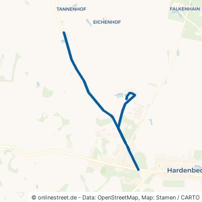 Funkenhagener Straße Boitzenburger Land Hardenbeck 