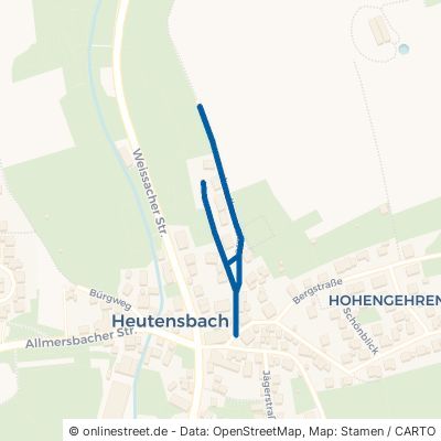 Landhausstraße Allmersbach im Tal Heutensbach 