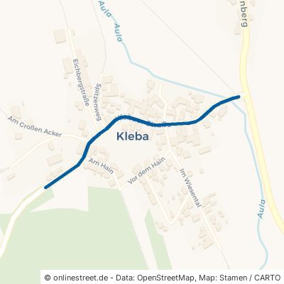 Klebaer Straße Niederaula Kleba 