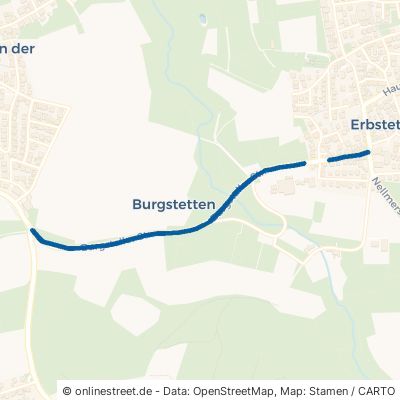 Burgstaller Straße Burgstetten Erbstetten 