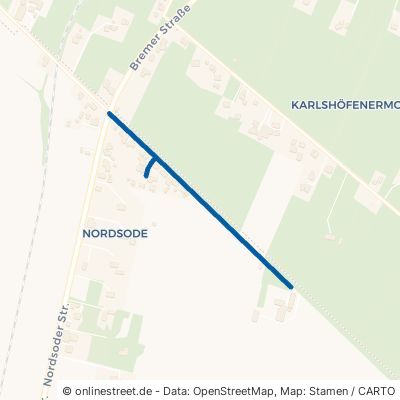 Neue Straße Worpswede Ostersode 