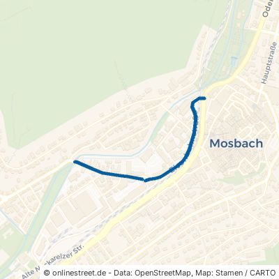 Eisenbahnstraße Mosbach 