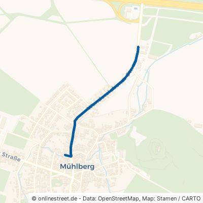 Wanderslebener Straße Drei Gleichen Mühlberg 