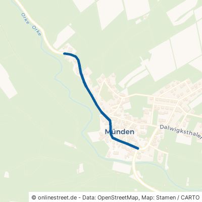 Medebacher Straße Lichtenfels Münden 