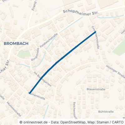 Bündtenstraße Lörrach Brombach 