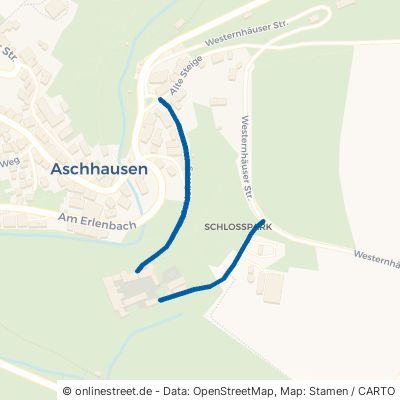 Schloßweg Schöntal Aschhausen 