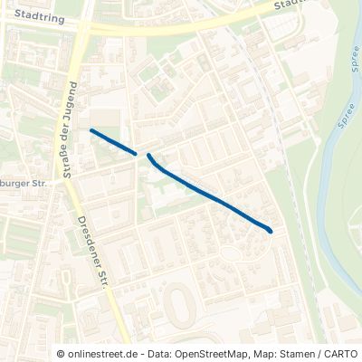 Philipp-Melanchthon-Straße Cottbus Spremberger Vorstadt 