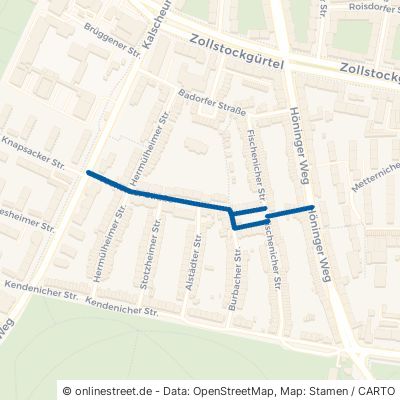 Vochemer Straße Köln Zollstock 
