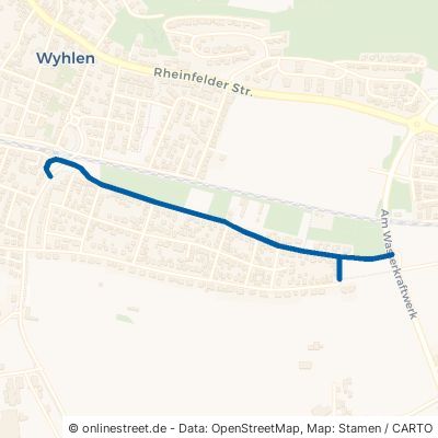 Kraftwerkstraße Grenzach-Wyhlen Wyhlen 