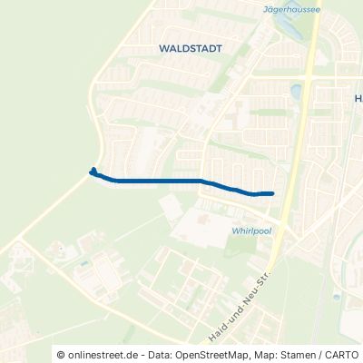 Breslauer Straße Karlsruhe Waldstadt 