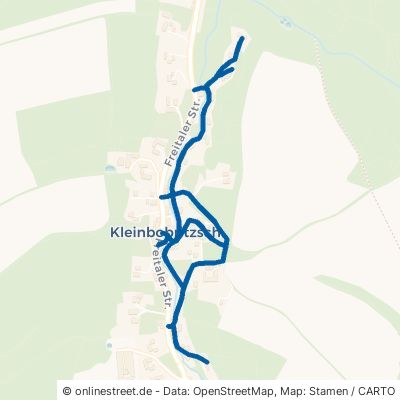 Silbermannweg Frauenstein Kleinbobritzsch 