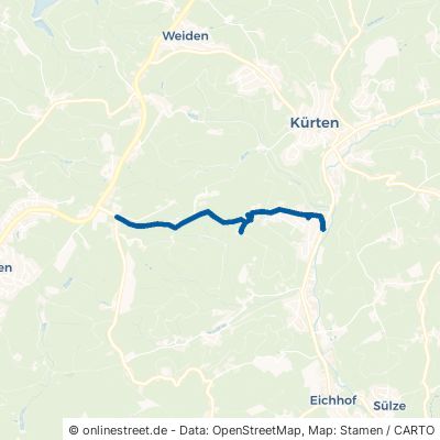Hachenberger Weg Kürten Waldmühle 