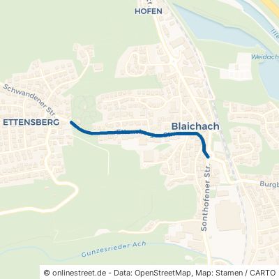 Ettensberger Straße Blaichach 