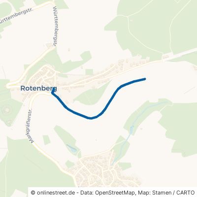 Blasiusweg Stuttgart Rotenberg 