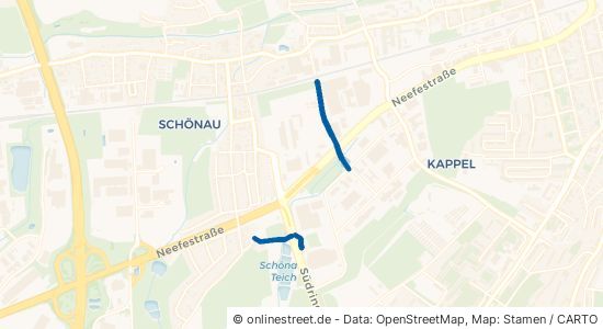 Neubauernweg Chemnitz Kappel Kappel