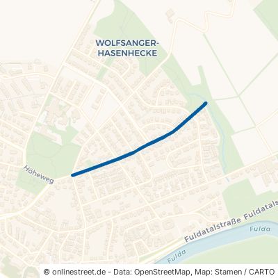 Mayenfeldstraße Kassel Wolfsanger/Hasenhecke 