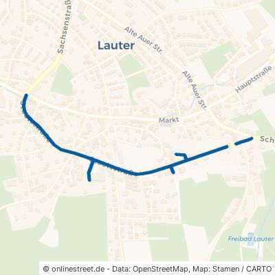Staatsstraße Lauter-Bernsbach Lauter 