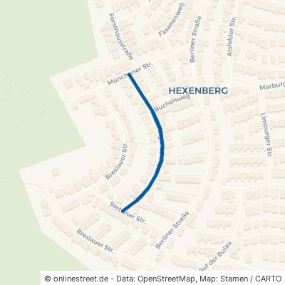 Danziger Straße Dietzenbach Hexenberg 