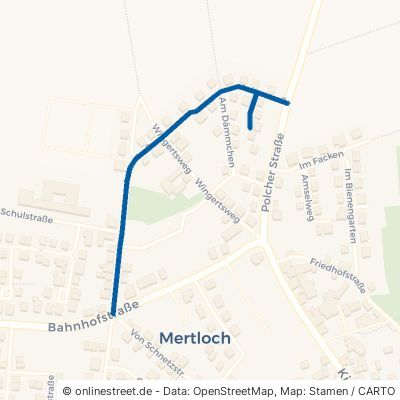 Ackerstraße Mertloch 