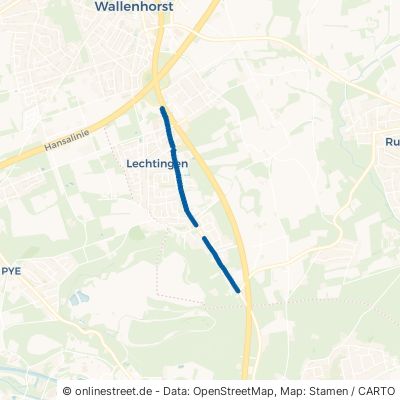 Osnabrücker Straße Wallenhorst Lechtingen 