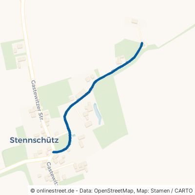 Flurstraße Naundorf Stennschütz 