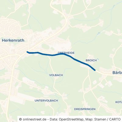 Bärbroicher Straße Bergisch Gladbach Herkenrath 