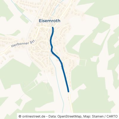 Übernthaler Straße Siegbach Eisemroth 