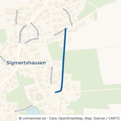 Brandfeldweg Röhrmoos Sigmertshausen 