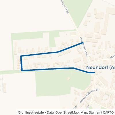 Schulweg Staßfurt Neundorf 
