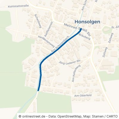 Hausener Straße Buchloe Honsolgen 