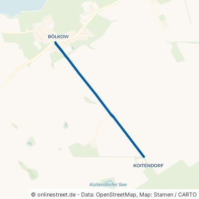 Koitendorfer Landweg Mühl Rosin Bölkow 