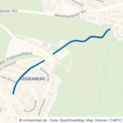 Lederbergweg Stuttgart Lederberg 