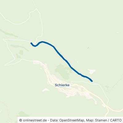 Bahnparallelweg Wernigerode Schierke 