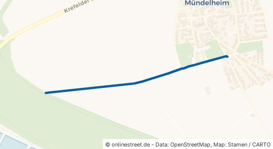 Rheinfeldsweg Duisburg Mündelheim 