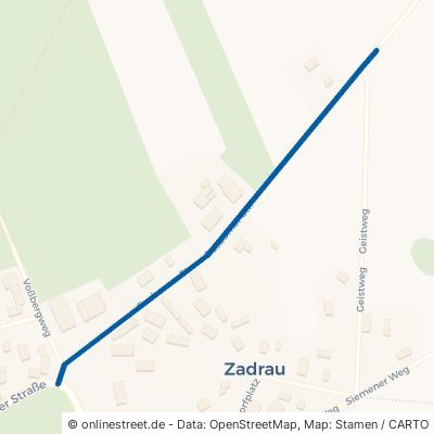 Gusborner Straße Gusborn Zadrau 