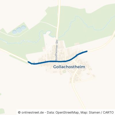 Dorfstraße Gollhofen Gollachostheim 