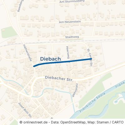 Mauerweg Hammelburg Diebach 