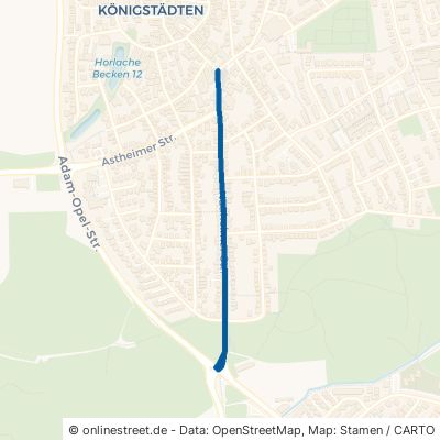 Nauheimer Straße Rüsselsheim am Main Königstädten 