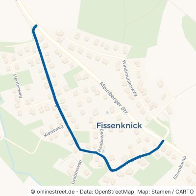 Beethovenweg Horn-Bad Meinberg Fissenknick 