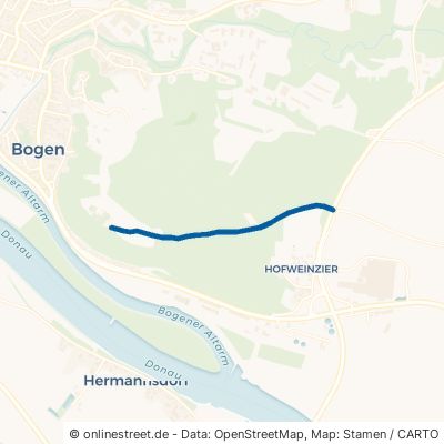 Bogenberger Weg Bogen Hermannsdorf 