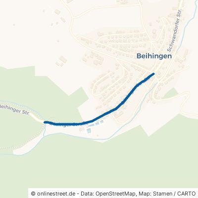 Bösinger Straße Haiterbach Beihingen 