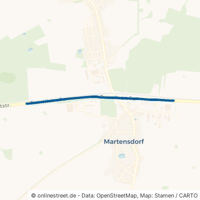 Transitstraße Niepars Martensdorf 