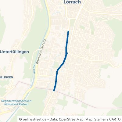 Basler Straße Lörrach Stetten 